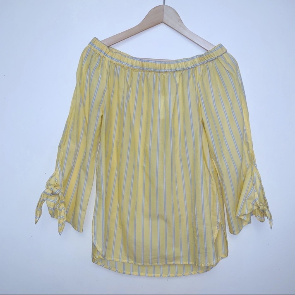 NWT BeachLunchLounge Off-The- Shoulder Blouse - Picture 2 of 9